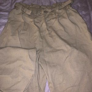 Cherry koko linen pants